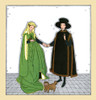 An illutsrated version of Jan Van Eyck's "The Marriage of Arnolfini" Poster Print by Maud & Miska Petersham - Item # VARBLL0587410884