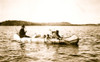 Five Ojibwa Indians: man, woman, and three children in canoe. Poster Print - Item # VARBLL058751175L