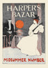 A man sits watching a woman play a banjo. Poster Print by  Edward Penfield - Item # VARBLL0587414928