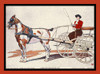 A woman drives a horse drawn cart. Poster Print by  Edward Penfield - Item # VARBLL0587413956