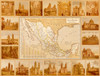 Ecclesiastical Map of Mexico; Illustrated History of the United States of Mexico; Atlas pintoresco ? hist?rico de los Estados Unidos Mexicanos Poster Print - Item # VARBLL058757208L