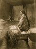 A Skokomish Indian chief's daughter, half-length portrait, seated on canoe, facing left Poster Print - Item # VARBLL058747561L