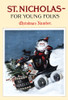 Santa Claus goes down a snow covered hill in a motorized sleigh. Poster Print - Item # VARBLL0587413581