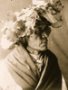 Porcupine, a Cheyenne man, head-and-shoulders portrait, facing right, wearing a wreath of cottonwood leaves on his head, possibly to protect his head from the sun during a Sun Dance. Poster Print - Item # VARBLL058746968L