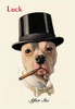 Cover art to a magazine produced in the 1920's and 1930's showing a dog smoking in a top hat. Poster Print by unknown - Item # VARBLL0587009373