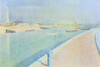 The Channel at Gravelines, Petit Fort Philippe Poster Print by George Seurat - Item # VARBLL058771151L