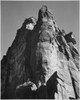 Rock formation from below "In Zion National Park" Utah. 1933 - 1942 Poster Print by Ansel Adams - Item # VARBLL0587401451