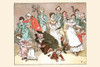 The Great Professor fell to his knees to play with the children at the wedding party Poster Print by Randolph  Caldecott - Item # VARBLL0587316829