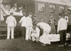 German Hospital train Poster Print