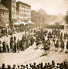 Washington, District of Columbia. The Grand Review of the Army. Gen. Henry W. Slocum and staff passing on Pennsylvania Avenue near the Treasury Poster Print - Item # VARBLL058745217L