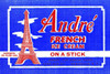 Ice cream bag used in the 1940's and 1950's to hold ice cream for individual sale.  This wrapper features the Eiffel tower from Paris. Poster Print by unknown - Item # VARBLL0587317612
