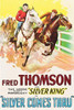 Cowboy on White horse wins a race on  a track Poster Print by Unknown - Item # VARBLL058762896L