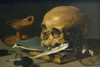 Still Life with a Skull and a Writing Quill, 1628 Poster Print by Pieter Claesz - Item # VARBLL058760943L