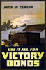 Faith in Canada--Use it all for Victory Bonds.  Poster showing a treasure chest, with soldiers in the background. Poster Print by Unknown - Item # VARBLL0587440600