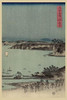 Part 3 of a triptych entitled "Evening view of the eight famous sites at Kanazawa in Musashi Province" by Ando Hiroshige started in 1859 Poster Print by Ando Hiroshige - Item # VARBLL0587228733