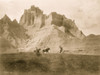 Entering the Bad Lands. Three Sioux Indians on horseback Poster Print - Item # VARBLL058746876L