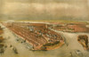 Manhattan Island, New York, Poster Print
