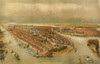 Manhattan Island, New York, Poster Print