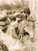 Hupa man with spear, standing on bank gazing into stream. Poster Print - Item # VARBLL058746904L