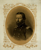 Head-and-shoulders portrait, facing right, in oval with names of battle sites surrounding. Poster Print - Item # VARBLL058748892L