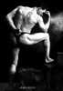 Photographic postcard from the Soviet Union showing the ideal male body shape through the poses of Russian wrestlers. Poster Print by unknown - Item # VARBLL0587036397