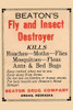 A 1920's pharmacy bottle label.  Not just medicines were dispensed at early pharmacies.  Often pesticides and household cleaners were also sold and labeled along with drugs. Poster Print by Unknown - Item # VARBLL0587267143