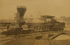 locomotive "E.M. Stanton," built in 1862 and named for the secretary of war, on a turntable at the Alexandria railroad station. Poster Print - Item # VARBLL058745405L