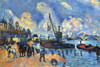 Workers on the banks of the Seine with dredge Poster Print by Paul  Cezanne - Item # VARBLL0587253738