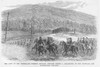 Wilder's Mounted Infantry pass a blockhouse as the Army of the Cumberland on the Nashville and Chattanooga Railroad Poster Print by Frank  Leslie - Item # VARBLL0587328657