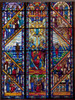 Singing Windows stained glass, designed by J&R Lamb, located in the University chapel at Tuskegee University, Tuskegee, Alabama Poster Print by Carol Highsmith - Item # VARBLL0587558377