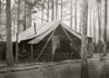 Brandy Station, Virginia. Col. John R. Coxe, A.C.S., and lady seated before his log-cabin winter quarters at Army of the Potomac headquarters Poster Print - Item # VARBLL058753674L