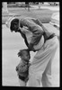 Old man comforting child; African American man leaning over to comfort a crying child. Poster Print - Item # VARBLL0587631627