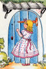 Goldilocks comes upon the door of a cottage. Poster Print by Julia Letheld Hahn - Item # VARBLL0587275367