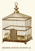 An ornamental bird cage displayed on the page from the manufacturers sales catalog. Poster Print by unknown - Item # VARBLL0587050292