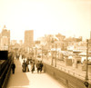 Pedestrians on New York, N.Y., Brooklyn Bridge Poster Print - Item # VARBLL058751947L