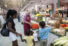 African American mother with Children Buys Fruits & Vegetables Poster Print - Item # VARBLL058759421L