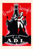 A waiter carries a try of hot coffee on this vintage ad taken from a matchbox label. Poster Print by unknown - Item # VARBLL0587341505