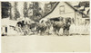 Stagecoach In Front Of Austin House Ca Early 1900S - Mud Wagon, Stagecoach With Four Horses Sitting In Front Of The "Austin House" In The High Sierras. Poster Print - Item # VARBLL0587403454