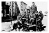 Photograph of a group of American "doughboys" soldiers on a cart pulled by a donkey, in Europe, on deployment during World War I. Poster Print by unknown - Item # VARBLL0587032200