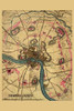 Shows the fortifications surrounding Richmond including, Brook Run to the north, and Harrison's Landing to the south. The James River and major roads and railroad lines are also indicated. Poster Print by Unknown - Item # VARBLL0587233672