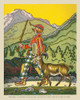 The boy started for home, swinging the stick in his hand.  Illustration from the children's book "Stories that Never Grow Old" by Piper Watty with art by George Hauman and Doris Holt Hauman. Poster Print by Hauman - Item # VARBLL0587407492