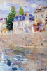 Row of houses at riverside in Bougival Poster Print by Berthe  Morisot - Item # VARBLL0587258624