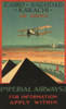 Biplane over the Pyramids at Giza Poster Print by Charles Dickson - Item # VARBLL0587351527