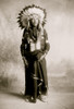 Eagle Shirt, Sioux Indian, full-length portrait, facing slightly right, standing in front of studio backdrop Poster Print - Item # VARBLL058751282L