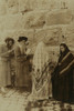Two Jewish men and two women standing in front of the Wailing Wall, Jerusalem Poster Print - Item # VARBLL058746530L