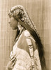 Girl adorned with Wampum bead headdress, earrings, blouse & Necklace Poster Print - Item # VARBLL058746945L