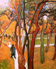 The Walk in Falling Leaves Poster Print - Item # VARBLL058750532L