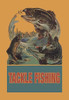 A modern version of an old trade sign advertising fishing tackle featuring trout being caught on lures and hooks. Poster Print by unknown - Item # VARBLL0587023198