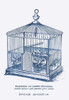 An ornamental bird cage displayed on the page from the manufacturers sales catalog. Poster Print by unknown - Item # VARBLL0587050454