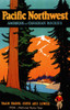 Forests & Lakes in the Rockies .  Image taken from a Canadian Pacific travel poster of the steamship era. Poster Print by unknown - Item # VARBLL0587386819